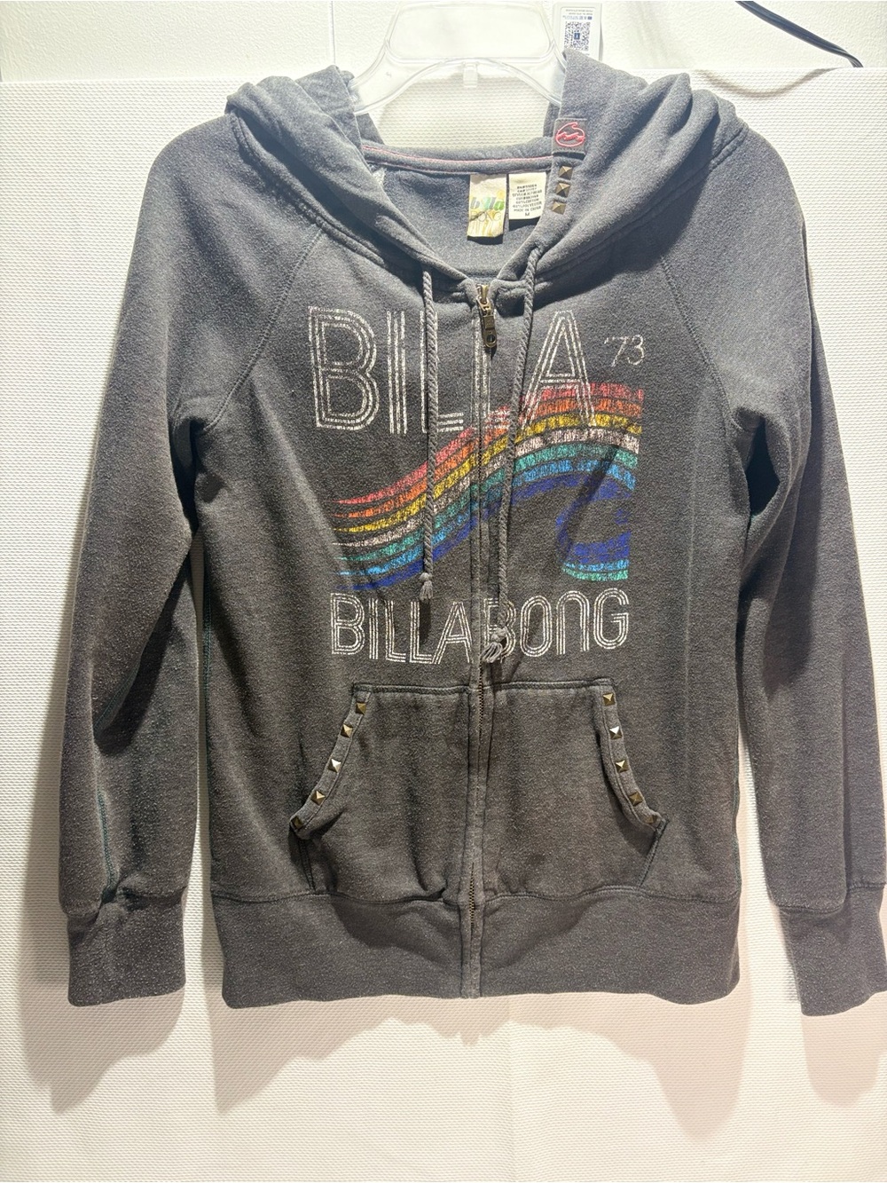 Billabong women’s Zip Hoodie y2k grunge 2000s surfer